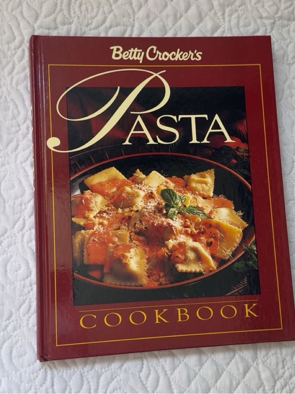 Vintage 1995 Betty Crocker's Pasta Cookbook Hardcover First Edition 1990s
